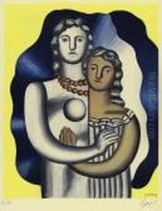 Zwei Frauen by Fernand Leger