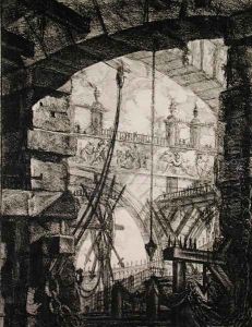 Carceri IV, 1760 by Giovanni Battista Piranesi