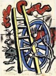La Roue Etl""""echelle by Fernand Leger
