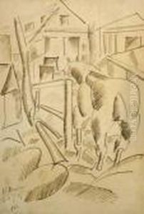 Cheval Au Neufour by Fernand Leger