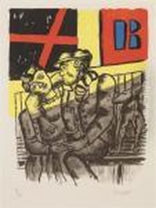 The Lovers by Fernand Leger