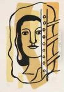 Tete De Femme. by Fernand Leger