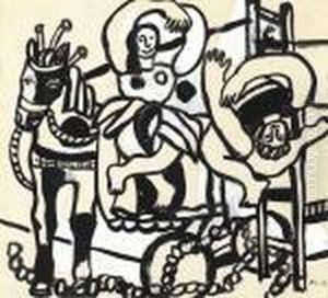 Le Trapeziste by Fernand Leger