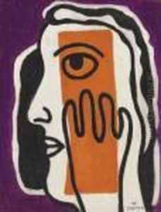 Figure En Deux Couleurs by Fernand Leger