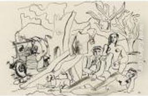 Partie De Campagne by Fernand Leger