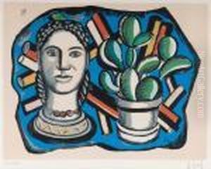 Femme Avec Cactus