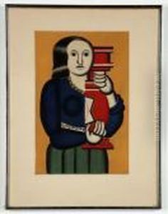 Femme A La Cruche (by Jacques Villon) by Fernand Leger