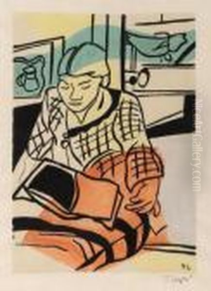 La Lecture (portrait De Nadia Leger) - view 1