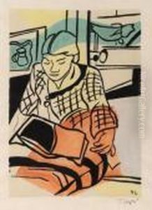 La Lecture (portrait De Nadia Leger) by Fernand Leger