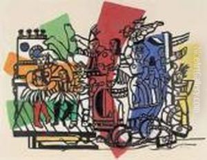 La Grande Parade by Fernand Leger