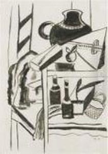 Les Bouteilles by Fernand Leger
