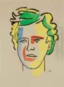 Les Illuminations: Portrait De Rimbaud by Fernand Leger