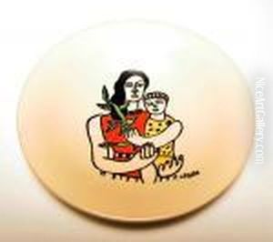 Mother And Child by Fernand Leger
