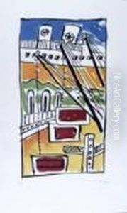 Gru Nel Porto by Fernand Leger