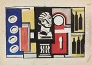 Nature Morte Au Buste by Fernand Leger