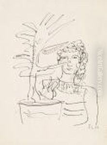 La Femme Au Vase by Fernand Leger