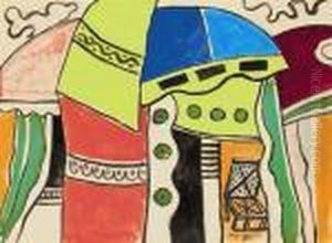 La Chaise Sous La Tente by Fernand Leger