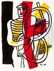 A Young Man by Fernand Leger