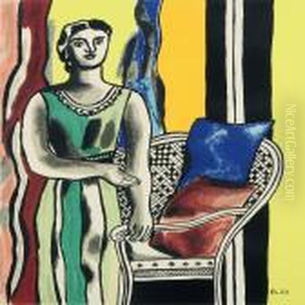 Interior With Woman - view 1