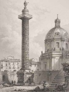 Trajans Column, Rome, engraved by A. Willmore by Giovanni Battista Piranesi