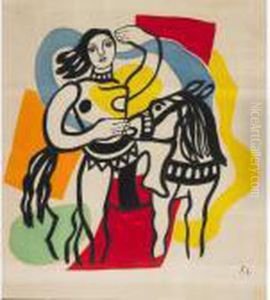 Circus Performer On Horseback by Fernand Leger