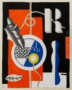 Coquille Et Feuille by Fernand Leger