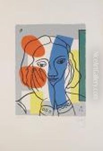Portrait De Femme by Fernand Leger