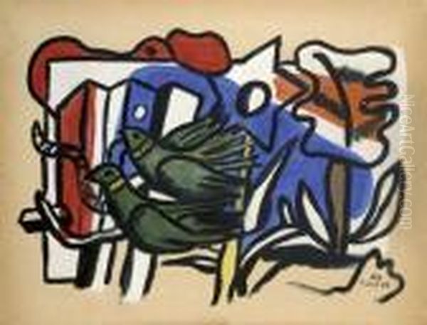 Composition Aux Deux Colombes - view 1