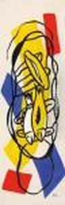 Projet Pour Lesvitraux Dans L'eglise De Courfaivre (jura) by Fernand Leger