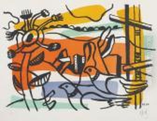 Composition Aux Deux Oiseaux - view 1