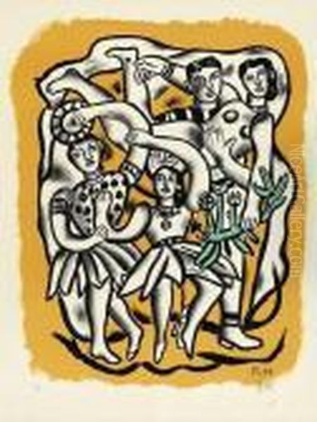 Les Danseuses (fond Jaune) - view 1