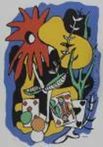 The King Of Hearts by Fernand Leger