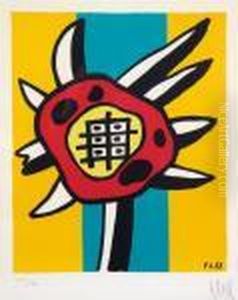Gold Flower by Fernand Leger