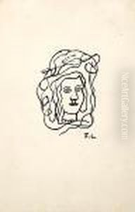 Tete De Femme by Fernand Leger