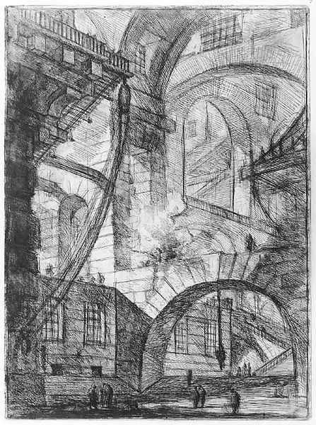 Carceri d'Invenzione Plate VI - view 1