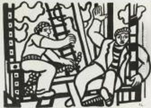 Etude Pour Les Constructeurs by Fernand Leger
