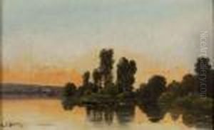Coucher De Soleil Sur L'etang Coucher De Soleil Sur L'etang