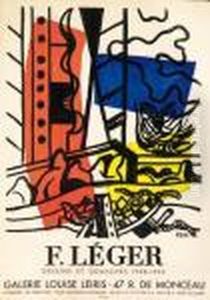 Affiche < Fernand Leger, Dessins Etgouaches 1908-1955 > by Fernand Leger