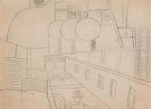 Croquis Pour Un Remorqueur by Fernand Leger