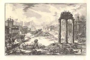 Veduta di Campo Vaccino by Giovanni Battista Piranesi
