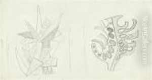 Two Compositions For Ceramics by Fernand Leger