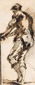 Homme debout tourne vers la gauche by Giovanni Battista Piranesi