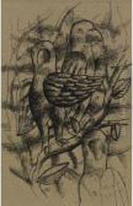Perroquets by Fernand Leger