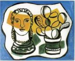 Statuette De Femme Et Plante by Fernand Leger