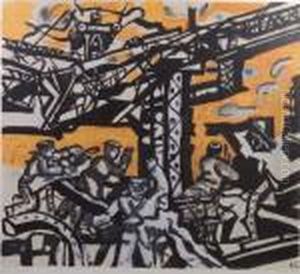 Darstellung Einer Kriegsszene by Fernand Leger
