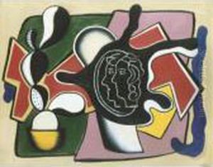 Composition Aux Deux Profils (le Camee) by Fernand Leger