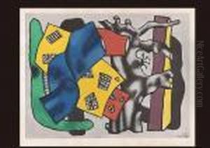 La Racine Grise(estamp) by Fernand Leger