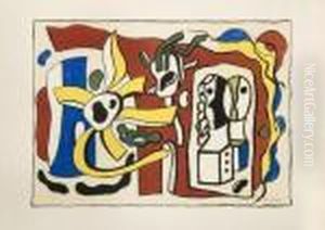 La Lecture by Fernand Leger