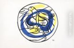 Composition Circulaire - Oiseau Avec Couronne by Fernand Leger