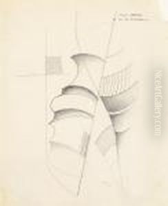 Composition A La Feuille by Fernand Leger
